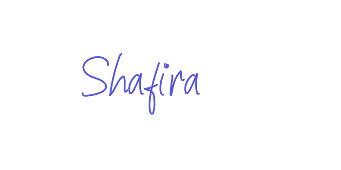 Shafira Font Download