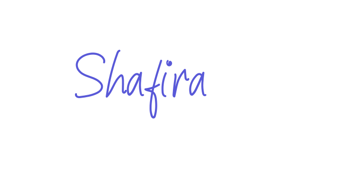 Shafira Font