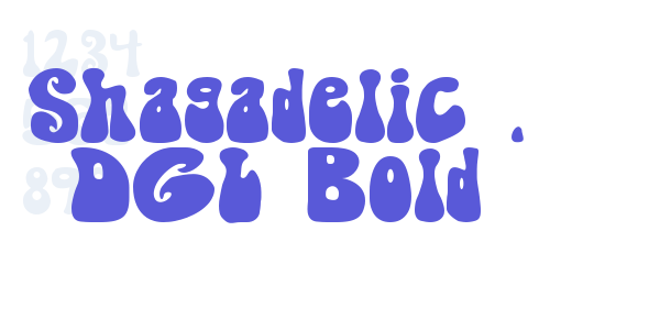 Shagadelic – DGL Bold font free