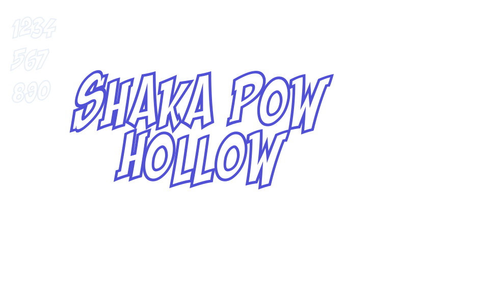 Shaka Pow Hollow-font-download