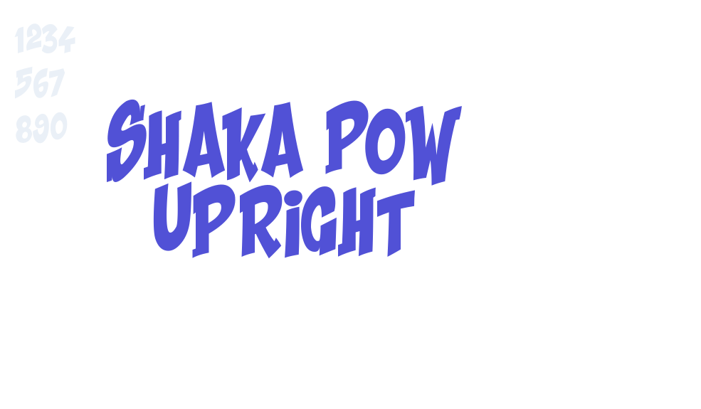 Shaka Pow Upright-font-download