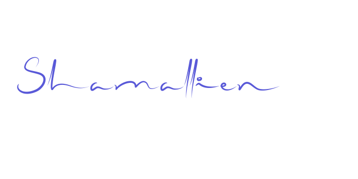 Shamallien Font Download