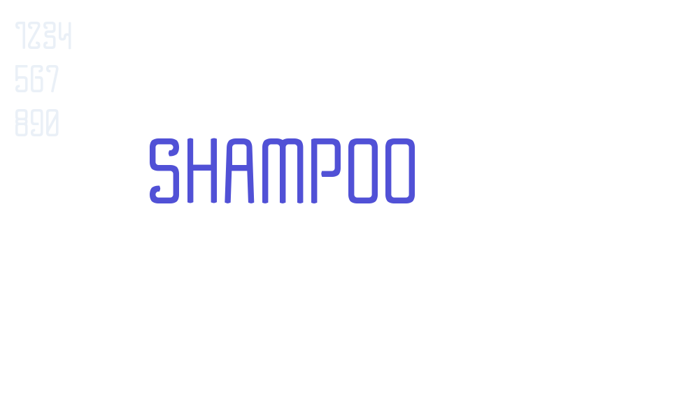 Shampoo-font-download