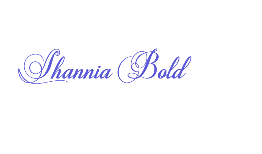 Shannia Bold Font