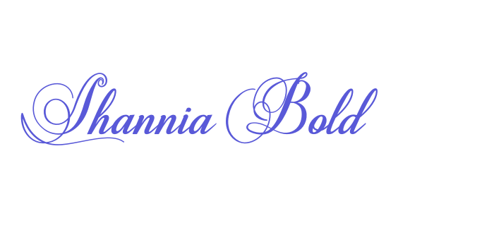 Shannia Bold Font Download