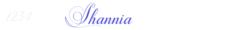 Shannia-font