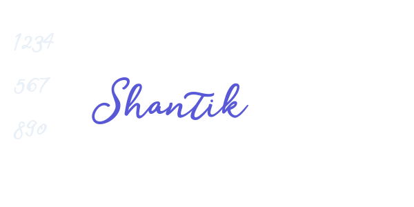 Shantik font free