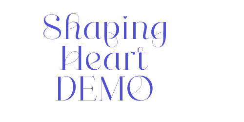 Shaping Heart DEMO-font-download