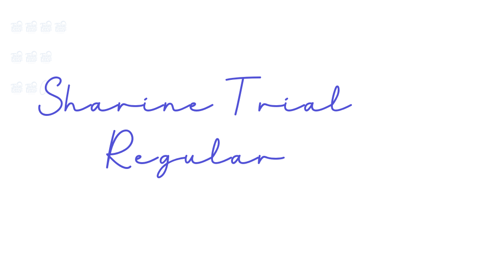 Sharine Trial Regular-font-download