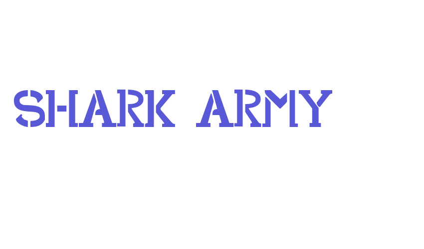 Shark Army Font