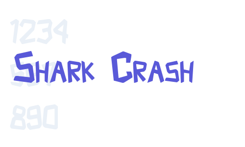 Shark Crash Font Download