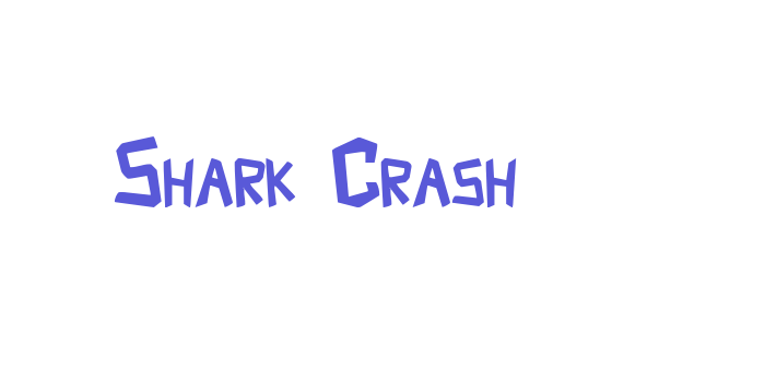 Shark Crash Font Download