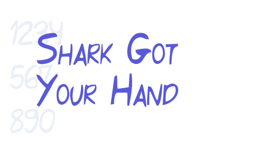 Shark Got Your Hand Font Download