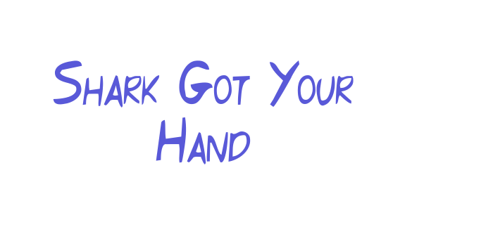 Shark Got Your Hand Font Download