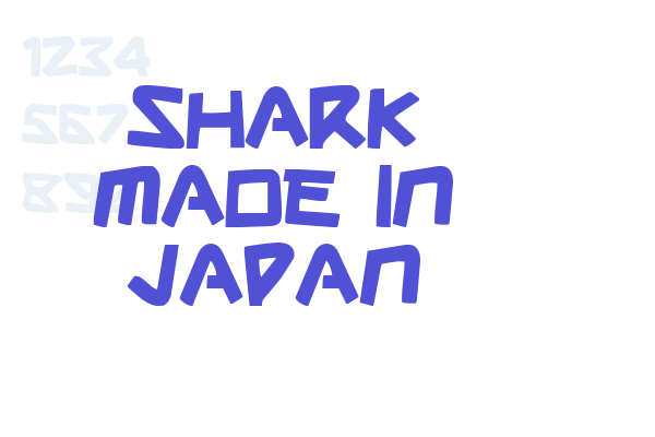 Shark Made In Japan Font Download