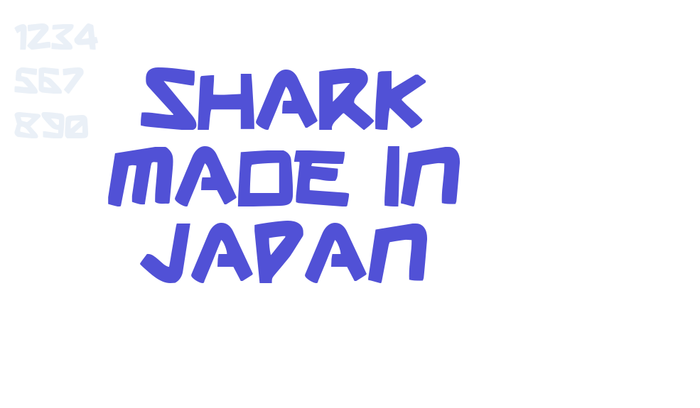 Shark Made In Japan-font-download