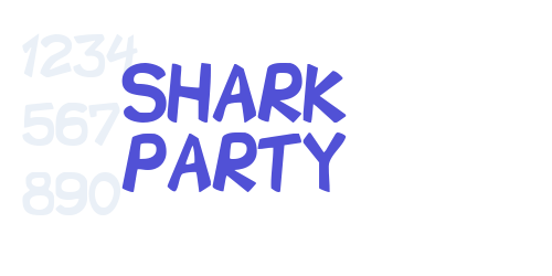 Shark Party-font-download