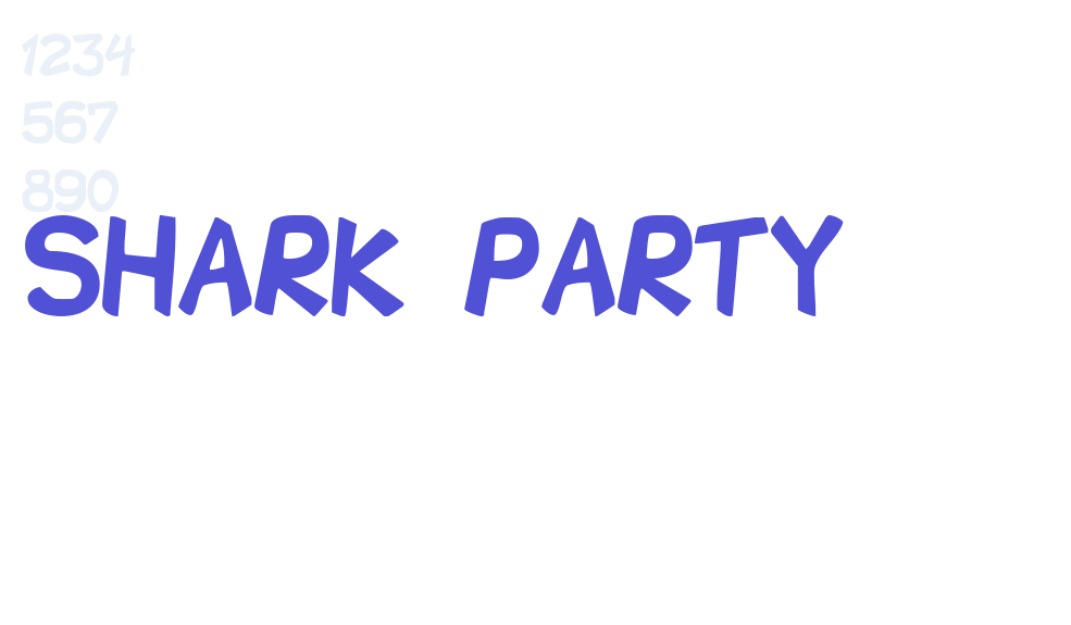 Shark Party-font-download