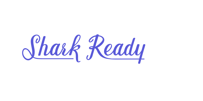 Shark Ready Font