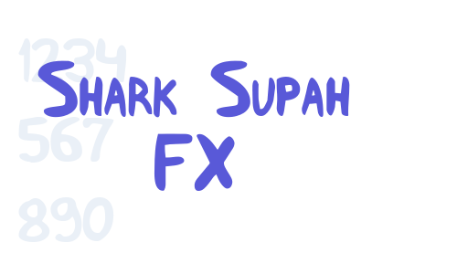 Shark Supah FX Font Download