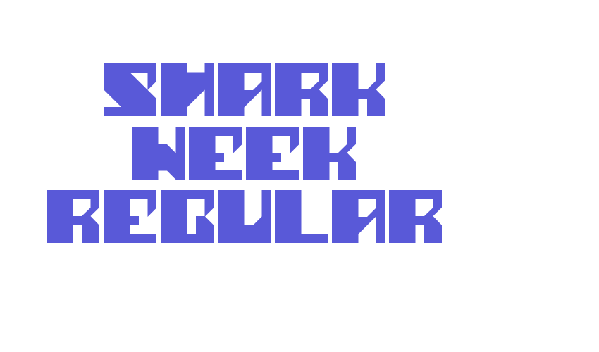 Shark Week Regular Font Download