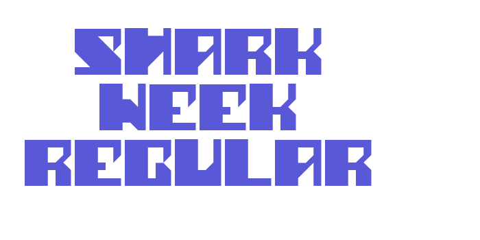 Shark Week Regular Font Download