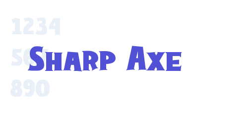 Sharp Axe-font-download
