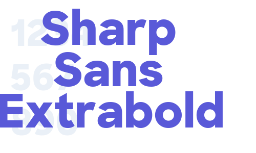 Sharp Sans Extrabold Font