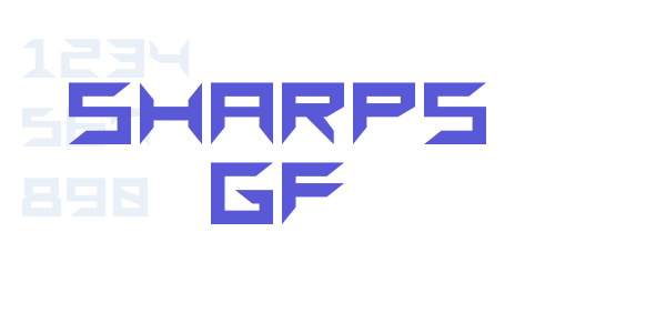 Sharps GF font free