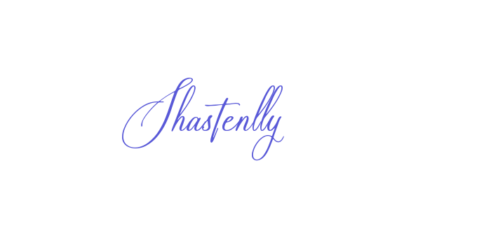 Shastenlly Font