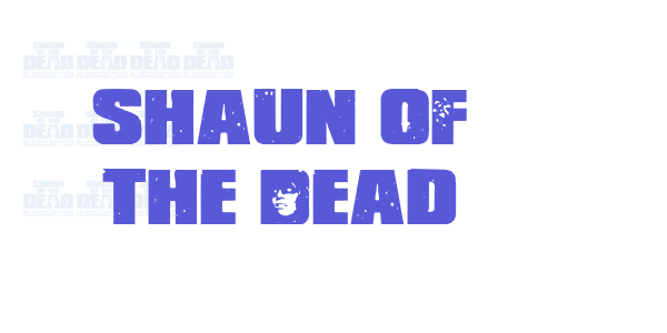 Shaun of the Dead font free