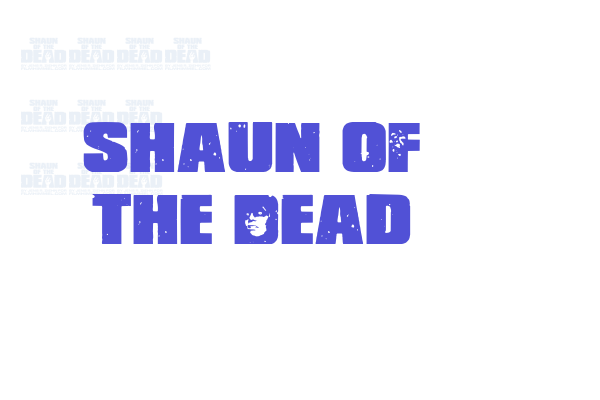 Shaun of the Dead Font Download