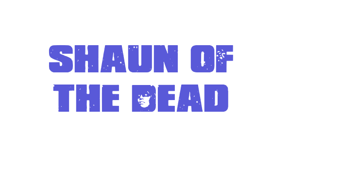 Shaun of the Dead Font Download