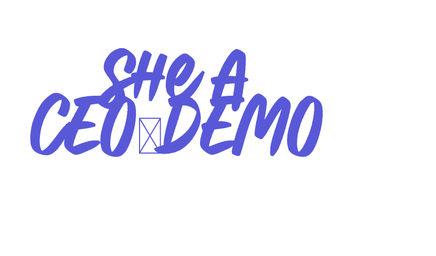 She A CEO-DEMO Font Download