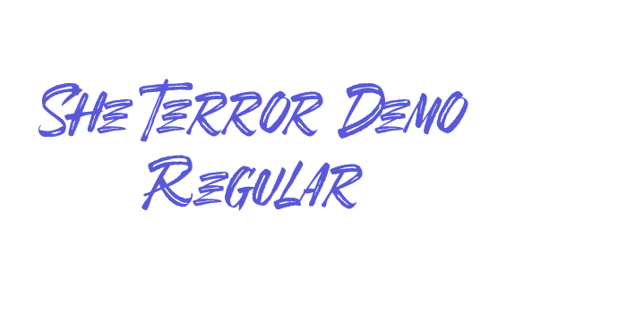 She Terror Demo Regular Font Download