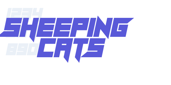 Sheeping Cats font free