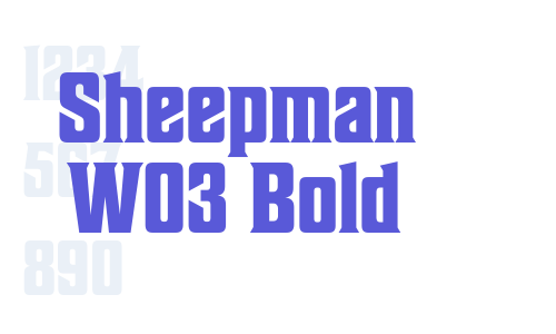 Sheepman W03 Bold Font