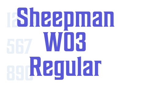 Sheepman W03 Regular Font