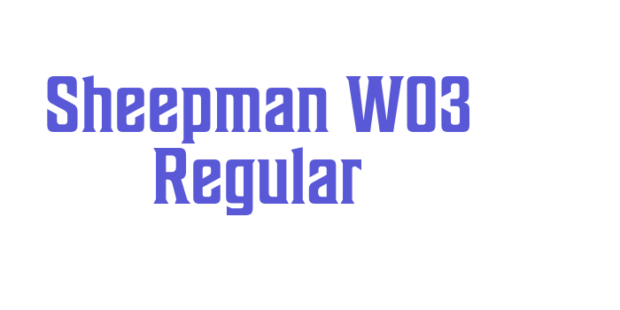 Sheepman W03 Regular Font Download