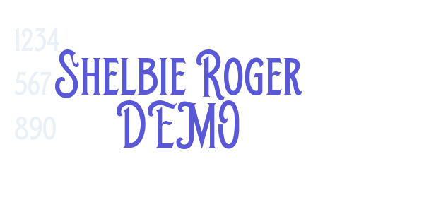 Shelbie Roger DEMO font free