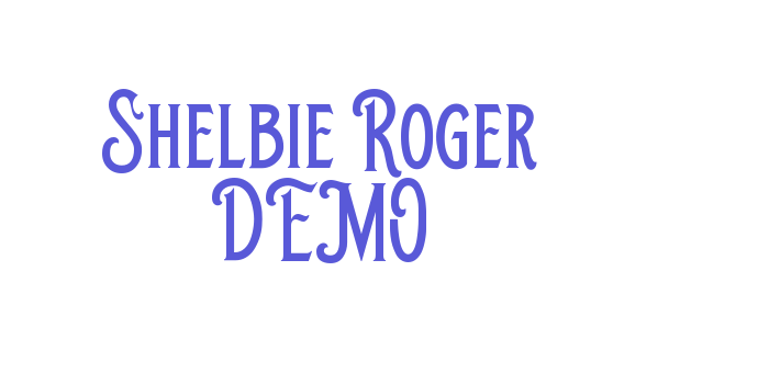 Shelbie Roger DEMO Font Download