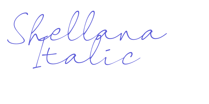 Shellana Italic Font Download