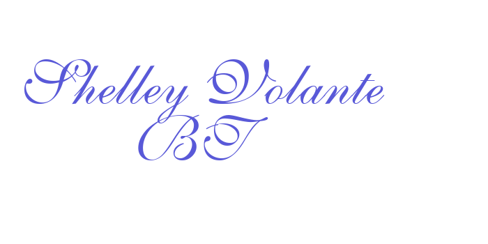 Shelley Volante BT Font Download