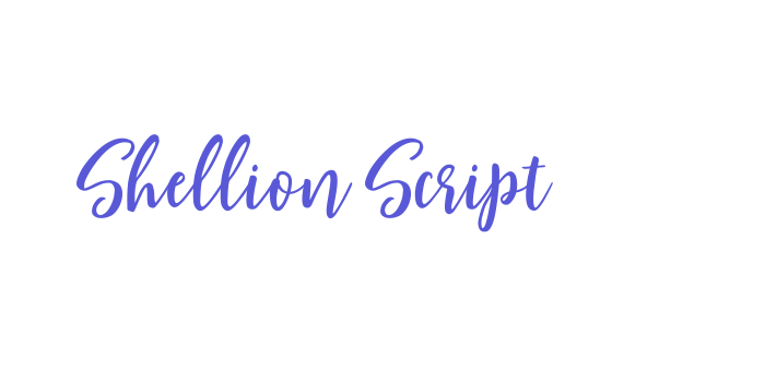 Download Shellion Script Font