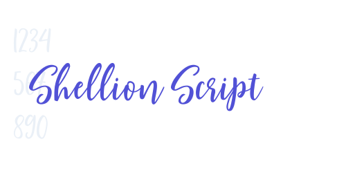 Shellion Script-font-download