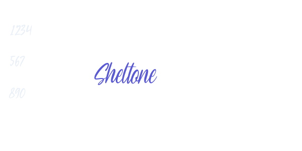 Sheltone font free