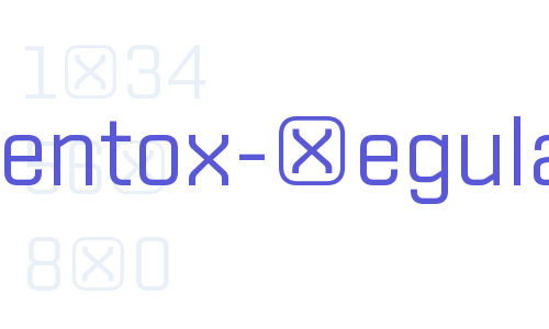 Shentox-Regular Font Download