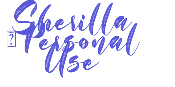 Sherilla – Personal Use Font Download