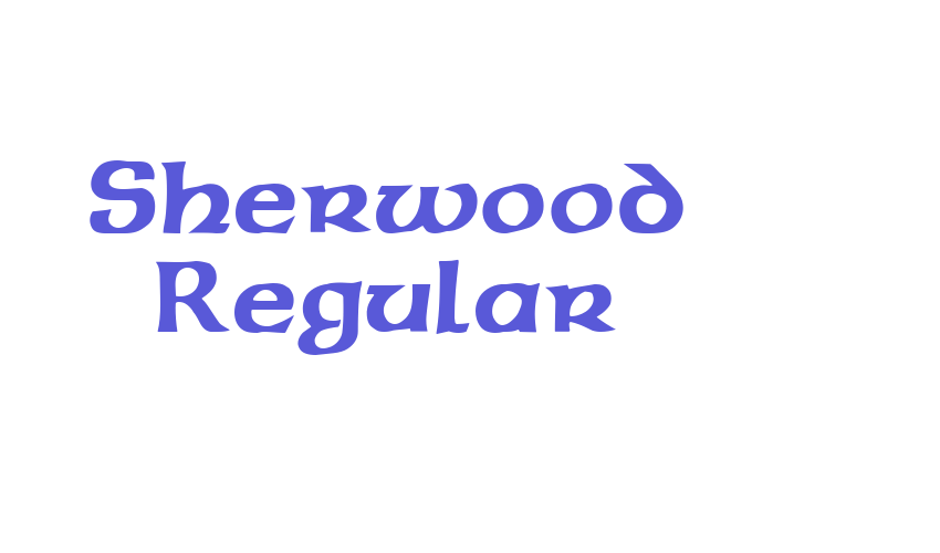 Sherwood Regular Font Download