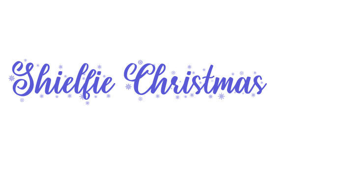 Shielfie Christmas Font Download